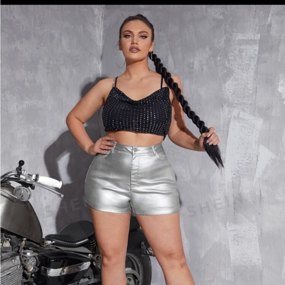 Silver shorts